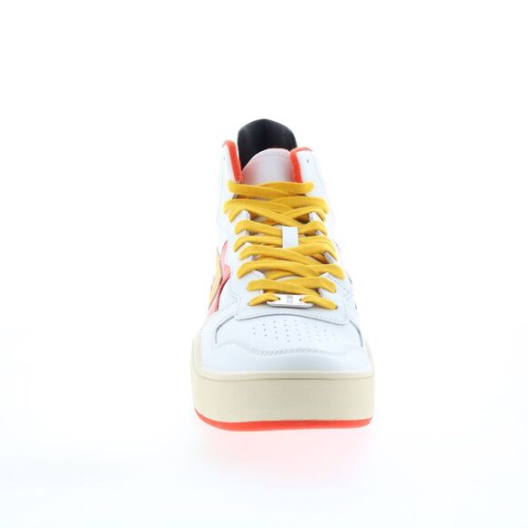 Diesel Mens S-Ukiyo Mid White Shoes (NWT) - Picture 3 of 7